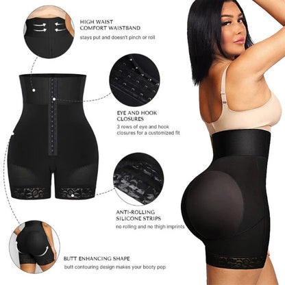 Waist-Defining Boned Shaper Shorts