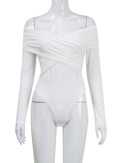 Cross Fold Sheath Bodysuit