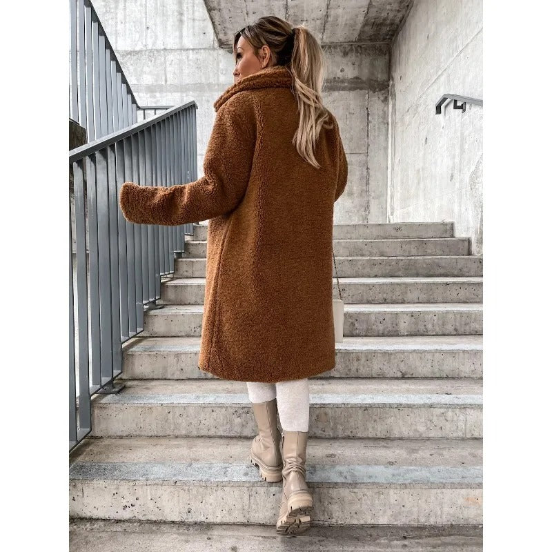 Luxe Fleece Longline Coat