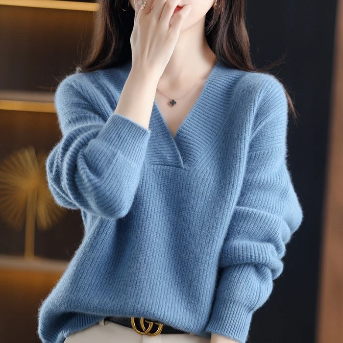 Soft Knit Loose Pullover Sweater