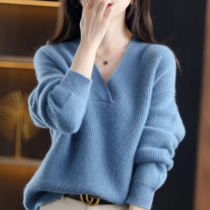 Soft Knit Loose Pullover Sweater