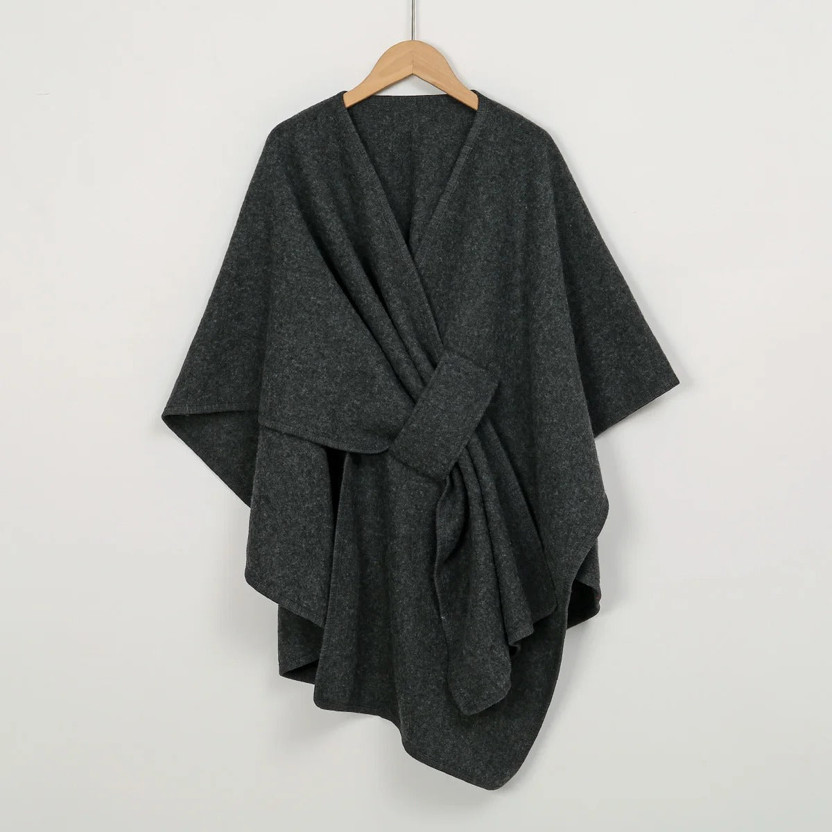 Elegant Warm Half-Sleeve Poncho Shawl