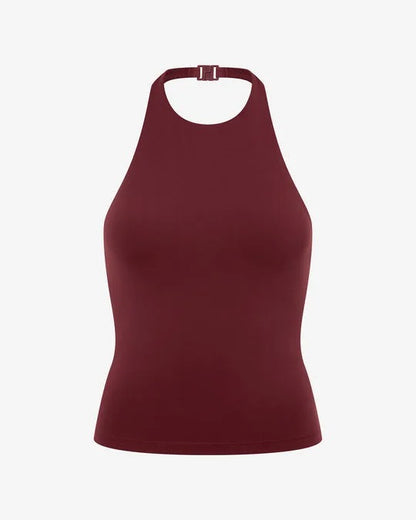 LuxeFlow Back-Detail Yoga Vest