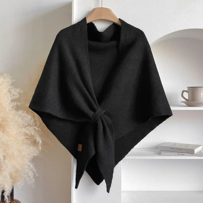 Elegant Solid Triangle Scarf Shawl