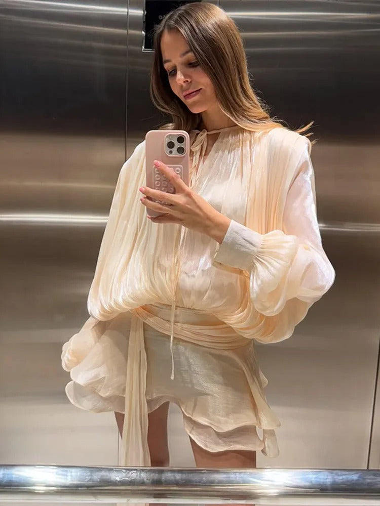 Belted Mini Dress