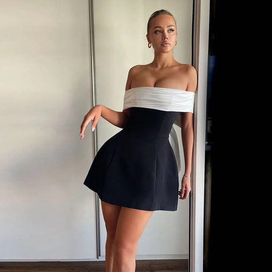 Sexy Mini Pary Dress Women Backless