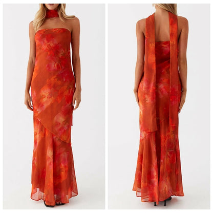 Pagoda Nights Maxi Dress